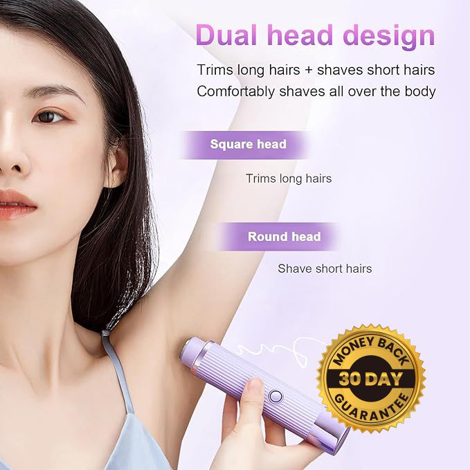 2 in 1 Women Body Shaver